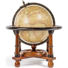 Autentiski modeļi | Vintage Globe Navigator's Terrestrial 16. gadsimta | GL023F | Globe Vintage