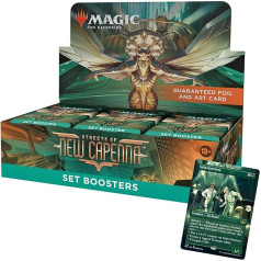 Magic The Gathering Streets of New Capenna Set Booster Box, 30 iepakojumi un 1 kastes papildinājums