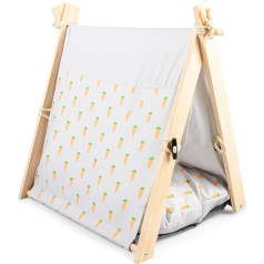 Duvoplus Carrot Teepee 35 x 41 x 43,5 cm, daudzkrāsains