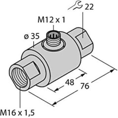 Turck inline sensors FCI-D09A4-NA-H1141/M16 6870631 Iepakojumā 1 gab.