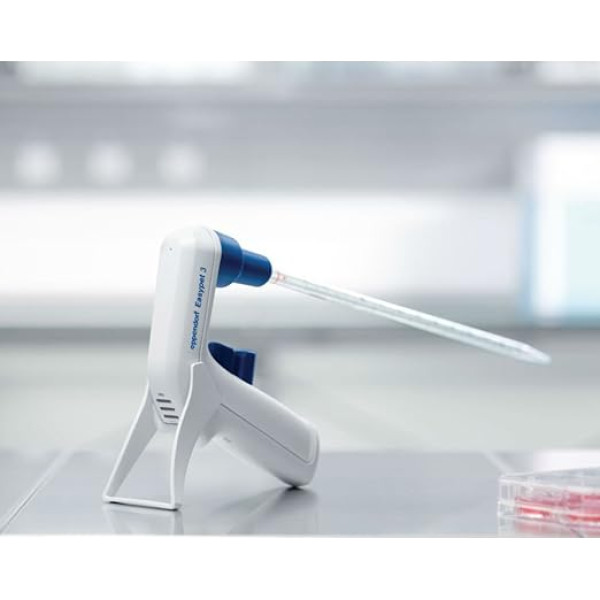 Eppendorf 4430000018 Easypet 3 pipetų pildytuvas su tinklo adapterio stovu, sieniniu laikikliu ir 0,45 m filtrais