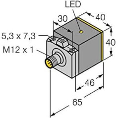 4065200 - NI20-CK40-Y1X-H1141, Induktiver sensors KEMA 02 ATEX 1090X