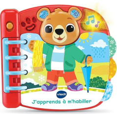 VTech I Learn to Dress Talking and Musical Baby Book - 12/36 Months - versija FR