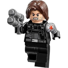 LEGO Marvel Ziemas kareivis (Pilsoniskā kara versija) minifigūriņa ar