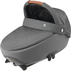 Сумка-переноска Maxi-Cosi Jade Safety Carrycot Подходит с рождения от 0 до 6 месяцев 0-9 кг От 40 до 70 см Блеск серый