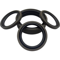 Lūpu blīves Ringwelle mit kombiniertem Dichtring, Kolbenstangen-Öldichtung, hochtemperaturbeständig, STD 4,2/6,3/8,1 mm, verschleißfester O-Ring Radiālās blīves Rotācijas blīves (Izmērs : 125X104X8.1mm10gab)