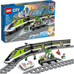 LEGO City Express 60337 Pasažieru vilciena konstruktoru komplekts ar Powered Up tehnoloģiju zēniem, meitenēm un bērniem vecumā no 7 gadiem (764 detaļas)