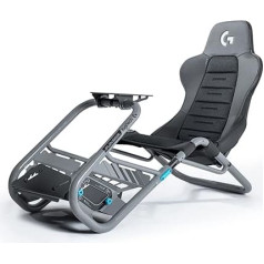 PLAYSEAT Trophy - Logitech G Edition spēļu sacīkšu sēdeklis | brīvi regulējams | atbalsta tiešo piedziņu | viegls un stabils | absolūts komforts | ActiFit materiāls