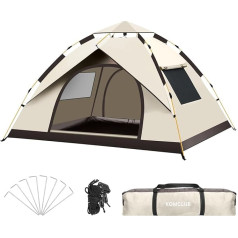 Camping Zelt Automatisches, Duschzelt Camping, UV-Schutz, Perfekt für Strand, Outdoor, Reisen, Wandern, Camping, Jagen, Angeln usw Leichtes Zelt für 1-2 Personen