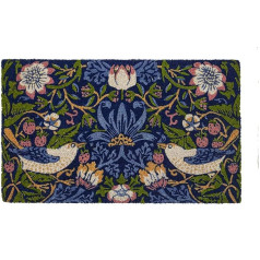 Victoria and Albert Museum Strawberry Thief Coir Doormat, kokosšķiedra, Multi, 45 x 75