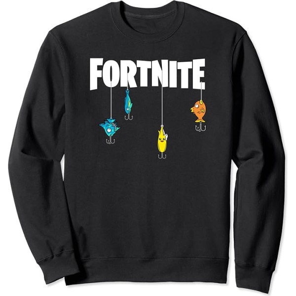 Fortnite Logo Lures White Svīteris