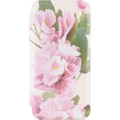 Ted Baker Flower Placement Mirror Folio futrālis iPhone 15 Pro - Krēmīgi zaļš, zelts, zelts