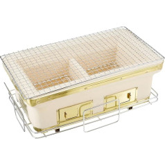 Japanese Hibachi Table Grill for Yakiniku Yakitori Charcoal Grill, Grill Stove, L Size 41 x 24 cm, BD-383