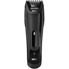 Braun BT5050 Beard Trimmer with 25 Length Settings Including Precision Trimmer, Charger and Case, Black