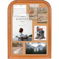 Okydoky Cork Board for Walls, 45 x 60 cm Bulletin Board with Frame, Decorative Hanging Bulletin Board, Display Board, Message Board for Office, School, Home Decoration (2R+2S, 4560.1p)