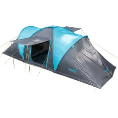 Skandika Dome Tent Hammerfest 4/4+ | Camping Tent 4 People with/without Sewn-in Tent Floor, with/without Sleeper Technology, 2 Cabins, 2 m Standing Height, Waterproof, 3000 mm Hydrostatic Head |