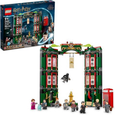 LEGO Harry Potter Das Ministerium der Magie 76403 Bauspielzeug-Set für Kinder, Jungen und Mädchen ab 9 Jahren; Sammlerstück Geburtstagsgeschenk inklusive 9 Minifiguren (990 Teile)