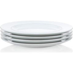 BLAA K11950-83 4 šķīvju komplekts, diametrs 18 cm Porcelāns