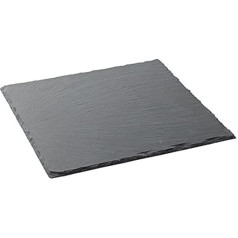 Utopia Slate Presentation, CT0028-00000-B01006, quadratische Schieferplatte, 28 cm, 6 Stück