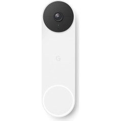 Google GWX3T Nest Doorbell akumulatora video durvju zvans Sniegs