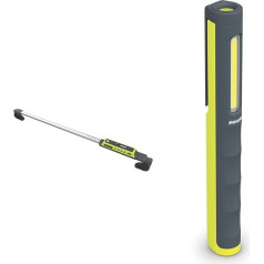 Philips LED-motoriskais lukturis Xperion 6000 Bonnet & Xperion 6000 LED-Penlight, jauna spuldzīte ar gaismas lukturi (200lm) un gaismas diožu zibspuldzi (120lm), USB-C, plakanā magnētiskā klipa