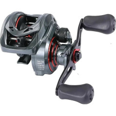 Angelrollen Max Drag 8Kg Casting Reel Mit Aluminiumspule Bass Hecht Angelrolle 8,0:1 High Speed Übersetzungsverhältnis Karpfenrolle