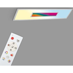 TELEFUNKEN - 319904TF LED paneļa RGB griestu gaisma CCT griestu gaisma RGB centra gaisma ar varavīksnes efektu Tālvadības pults Dimmable Silver 1000 x 250 x 65 mm