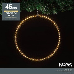 Noma Light Circle 68 silti baltas gaismas diodes 45 cm (1 iepakojums)