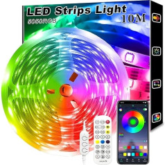 FUPT LED sloksne televizoram 10M LED fona apgaismojums RGB 5050 LED USB sloksne ar lietotni un tālvadības pulti 75-85 collu televizoram Mājas kinozāle Virtuve Guļamistaba Dzīvojamā istaba Viesistaba Puse