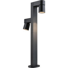 Paulmann Kimu 94824 LED Bollard Light IP44 822 mm 3000 K 2 x 8 W 2 x 500 lm 230 V 70° antracīta alumīnija āra apgaismojums