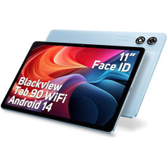 Blackview Tab90 WiFi Android 14 Tablet 11 Zoll,12GB RAM 128GB Speicherplatz(2TB TF),Liels displejs Widevide L1,Octa-core T606, 8200mAh akumulators,5G WiFi,Dual Kamera 13MP+8MP,GMS,BT 5.0