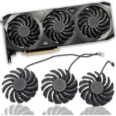 Dotodo 85 mm PLD09210B12HH 12V 0.40A Grafiskās kartes dzesēšanas ventilators MSI GeForce RTX 3070 3080 3090 VENTUS 3X Gaming Fan Replace Cooler (Grafiskās kartes ventilators ABC)