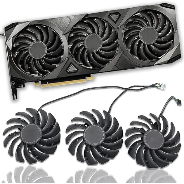 Dotodo 85 mm PLD09210B12HH 12V 0.40A Grafiskās kartes dzesēšanas ventilators MSI GeForce RTX 3070 3080 3090 VENTUS 3X Gaming Fan Replace Cooler (Grafiskās kartes ventilators ABC)