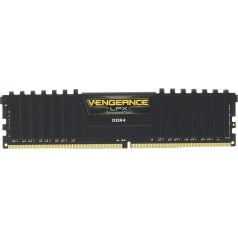 Corsair Vengeance LPX CMK16GX4M2A2666C16 krājumi (2666 MHz, 2 x 8GB), melns