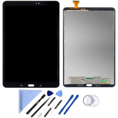 LCD displejs, kas saderīgs ar Samsung Galaxy Tab A 10.1 2016 SM-T580 T585 T587 Ekrāna skārienjūtīgais ekrāns Digitizer Assembly (melns)