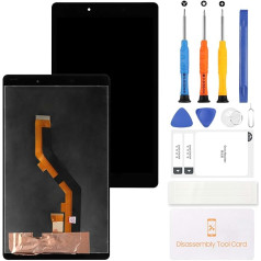 LCD ekrāns priekš Samsung Galaxy Tab A 8.0 2019 T295 Rezerves ekrāns SM-T295 T295 LCD displejs Touch Digitizer remonta detaļas (8.0 collu, melns, nav piemērots T290)