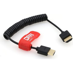 DRRI High Speed HDMI 2.0 Cable for Digital Video Audio 4K HDTV, Nikon Z9, BMPCC Camera to Elvid/Atomos Ninja V Monitor