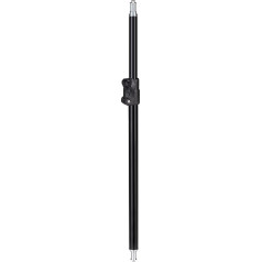 Walimex pro Extendible centre column for lamp tripods, floor stands, studio flashes and much more. I Height infinitely adjustable from 45 to 80 cm I Floorless I Load up to 3 kg I 5/8 Spigot with 3/8