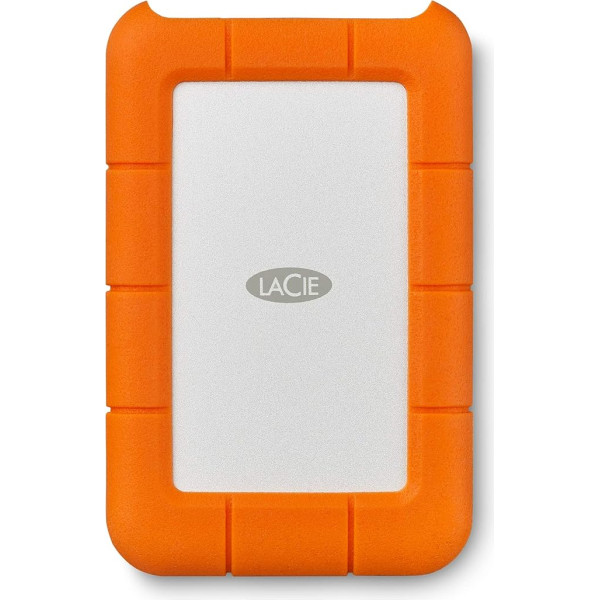 LaCie Rugged STFR5000800800 Ārējais 5 TB cietais disks (USB 3.1, C tipa), oranžs