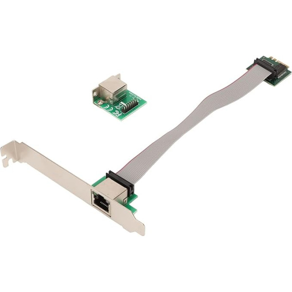 Annadue Gigabit Ethernet servera adapteris, M.2 A E I210AT viena porta gigabitu servera NIC adapteris 1000M RJ45 Ethernet NIC karte