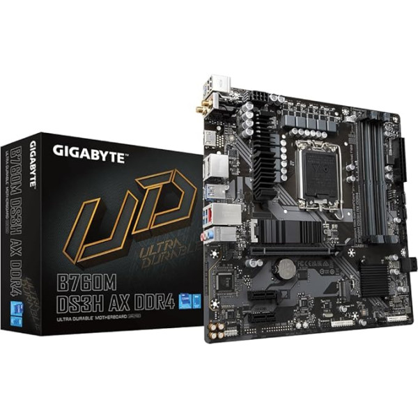 Gigabyte pamatinÄ- plokštė B760M DS3H AX DDR4