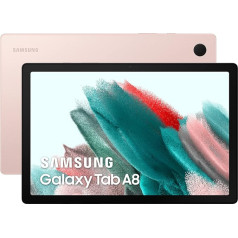 Samsung Galaxy Tab A8 WiFi planšetdators 25,6 cm (10,5 collu) 64 GB Android Rozā krāsā (spāņu versija)