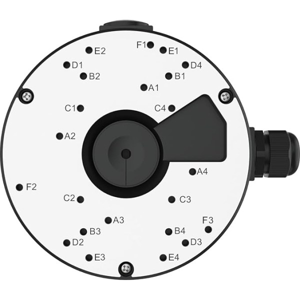 Reolink sadales kārba D20 melna, tikai ar Dome IP kamerām, RLC-520A, RLC-820A, RLC-823A, RLC-1224A, RLC-833A, RLC-842A, RLC-523WA, RLC-542WA, E1 Outdoor Series