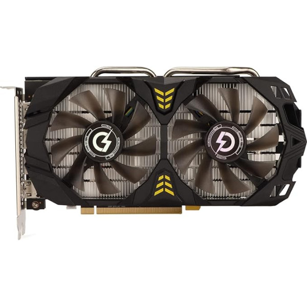 VBESTLIFE RX580 8G GDDR5 grafiskā karte, Dual Fan 1244MHz 14000MHz 256bit GPU Gaming grafiskās kartes, atbalsta 3DP HD Multimedia Interface PCB Board grafisko karti