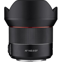 Samyang 14mm F2.8 AF platleņķa autofokusa objektīvs Canon EF