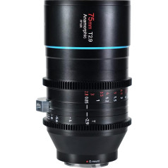 SIRUI 75 mm T2.9 1,6X anamorfotiskais pilna formāta Prime objektīvs (L-mount)