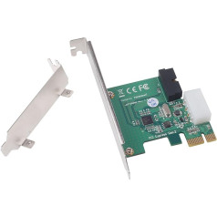 SilverStone SST-EC03S-P - USB 3.0 PCI-E paplašināmais savienojums, 5V 4 Pin Molex Stromanschluss, 1x USB 3.0 20-pin savienotājs un 3,5