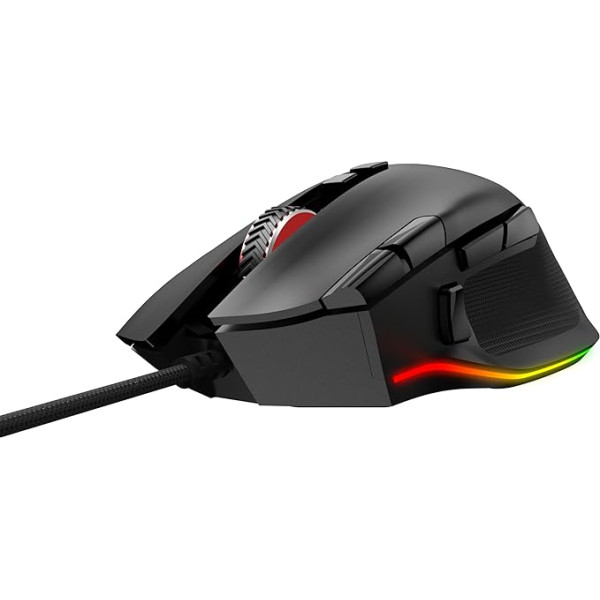 AOC AGM600 Ergo Mouse Wired 10 pogas RGB Gaming