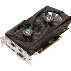 Goshyda RX 550 4G GDDR5 grafiskā karte, 128bit atbalsts DP DVI HDMI PCI Express 2.0, divi dzesēšanas ventilatori GPU PC spēļu video grafiskās kartes datoriem