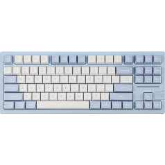 EPOMAKER x Feker Galaxy80 Gaming Mechanical Keyboard Gasket, Aluminium Alloy, Bluetooth/Wireless/USB-C, with Hot-Swap, NKRO, for Win/Mac/Gamer (Blue, Marble White Switch)